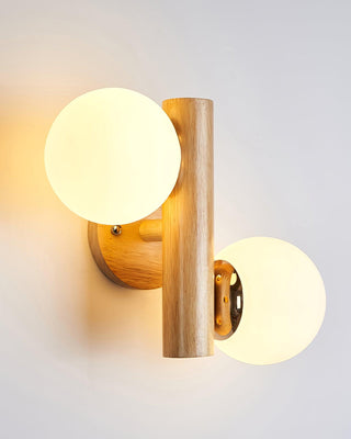 Vexorise Lampe Murale en Bois Scandinave