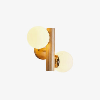 Vexorise Lampe Murale en Bois Scandinave