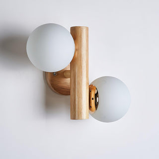 Vexorise Lampe Murale en Bois Scandinave