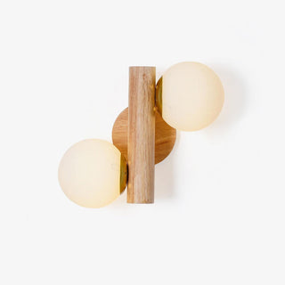 Vexorise Lampe Murale en Bois Scandinave
