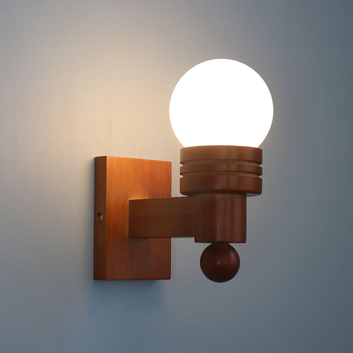 Beam Solid Wood Wall Lamp-Neutral Decor