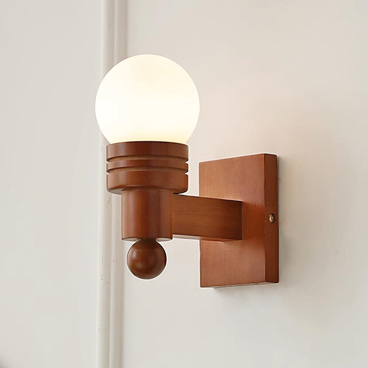 Beam Solid Wood Wall Lamp-Neutral Decor