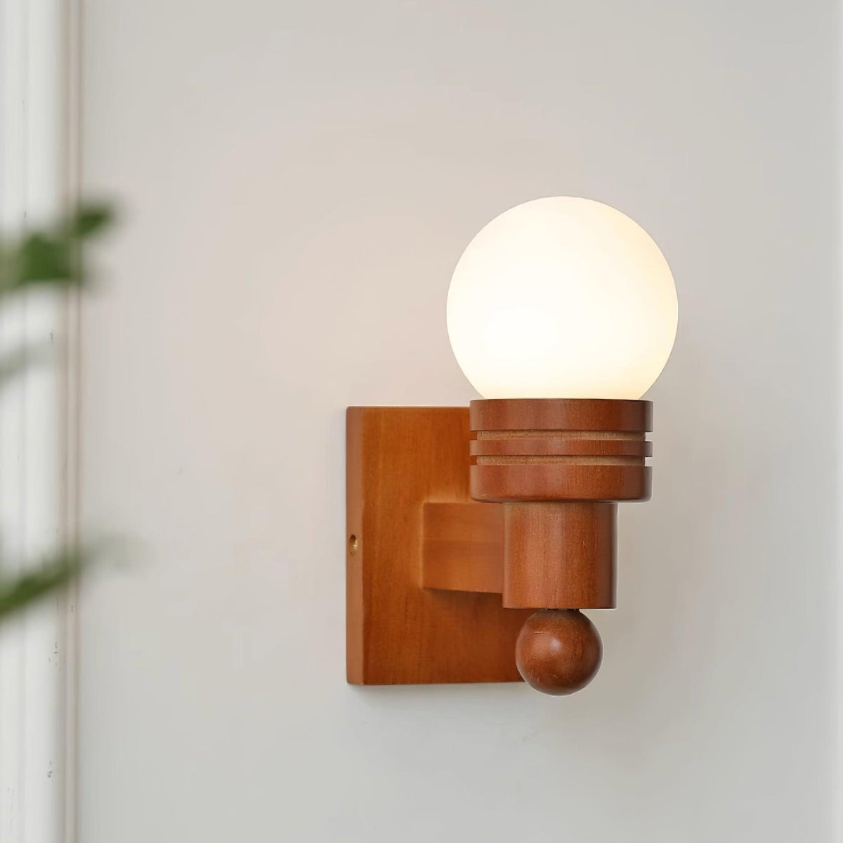 Beam Solid Wood Wall Lamp-Neutral Decor