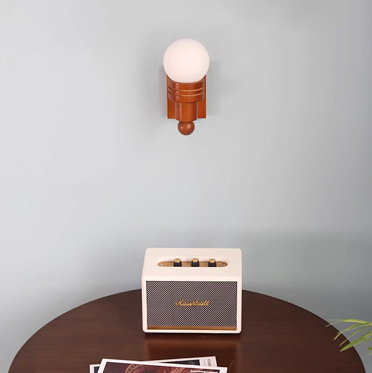Beam Solid Wood Wall Lamp-Neutral Decor