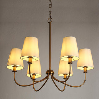 Icarisra Lustre Laiton Tissu Industriel Vintage
