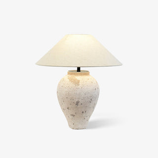 Solix Lampe de Table en Céramique Et Tissu