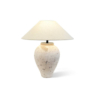 Solix Lampe de Table en Céramique Et Tissu