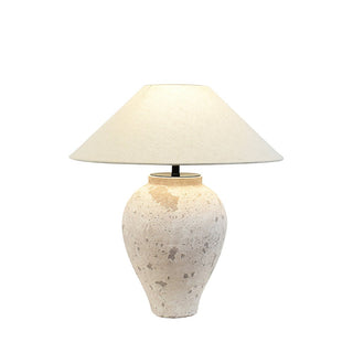 Solix Lampe de Table en Céramique Et Tissu