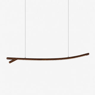 Twig Wood Linear Pendant Light-Neutral Decor