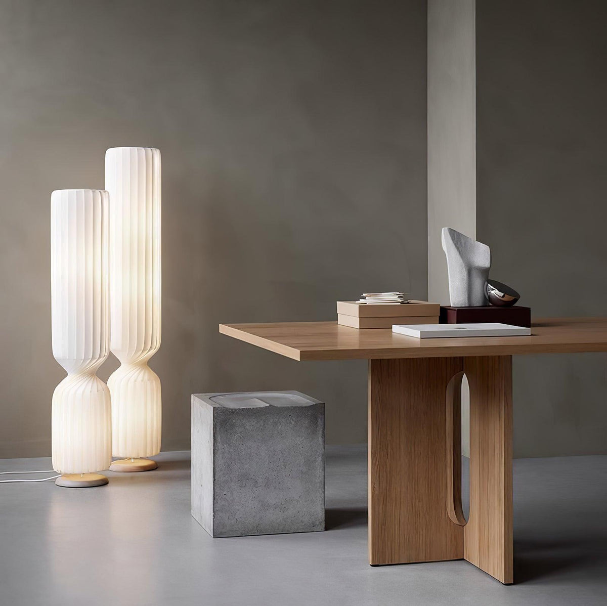 Oraeoril Lampadaire Moderne en PVC