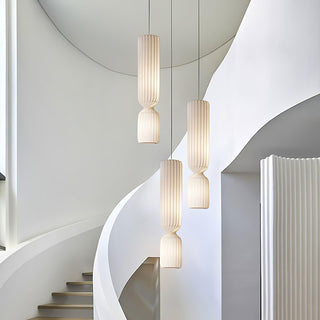 Twist Lampe suspendue minimaliste en PVC