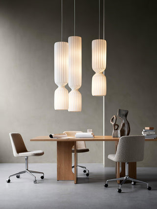 Twist Lampe suspendue minimaliste en PVC
