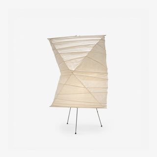 Twisted Paper Shade Table Lamp-Neutral Decor
