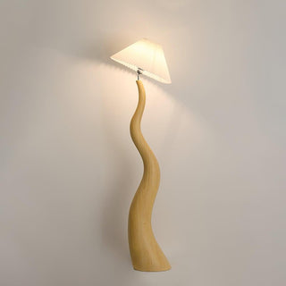 Bexyn Lampadaire en Résine Et Tissu