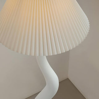 Bexyn Lampadaire en Résine Et Tissu