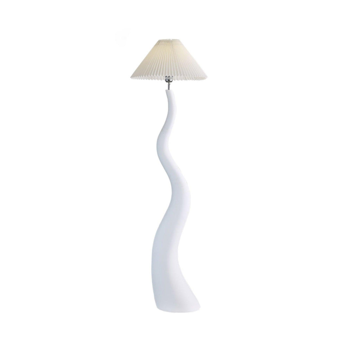 Bexyn Lampadaire en Résine Et Tissu