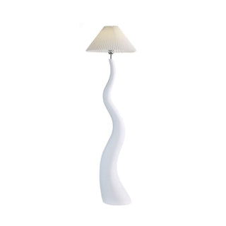 Bexyn Lampadaire en Résine Et Tissu