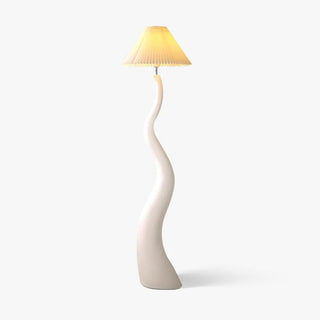 Bexyn Lampadaire en Résine Et Tissu