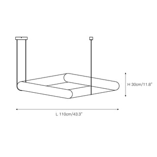 Syrinan Lustre Anneau Luxe Cuir Albâtre Minimaliste Moderne