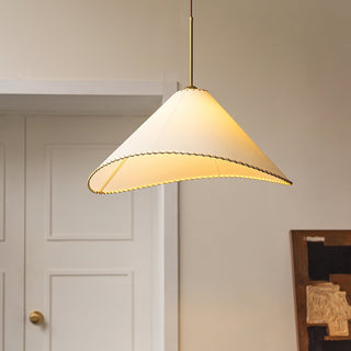 Aursoreth Nordic Tordu Abat-Jour Tissu Pendentif Lampe