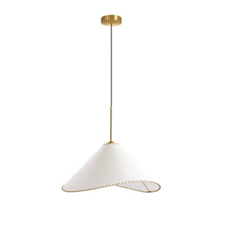 Aursoreth Nordic Tordu Abat-Jour Tissu Pendentif Lampe
