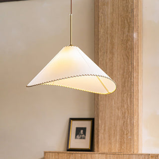 Aursoreth Nordic Tordu Abat-Jour Tissu Pendentif Lampe