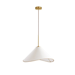 Aursoreth Nordic Tordu Abat-Jour Tissu Pendentif Lampe