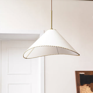 Aursoreth Nordic Tordu Abat-Jour Tissu Pendentif Lampe