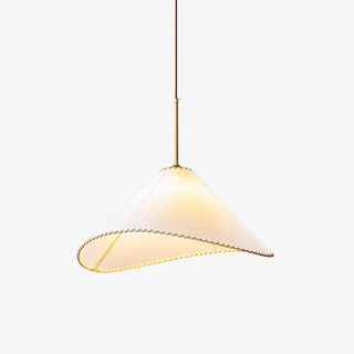 Aursoreth Nordic Tordu Abat-Jour Tissu Pendentif Lampe