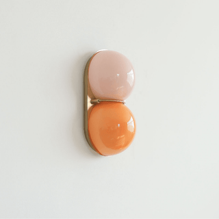 Two Globe Glass Wall Sconce-Neutral Decor