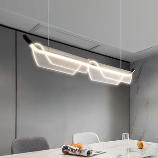 Vire Suspension Lampe Minimaliste en Acrylique