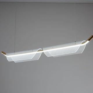 Vire Suspension Lampe Minimaliste en Acrylique