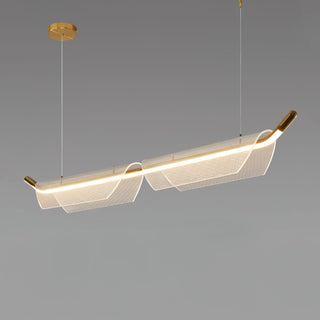 Vire Suspension Lampe Minimaliste en Acrylique