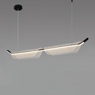 Vire Suspension Lampe Minimaliste en Acrylique