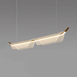 Vire Suspension Lampe Minimaliste en Acrylique