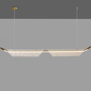 Vire Suspension Lampe Minimaliste en Acrylique