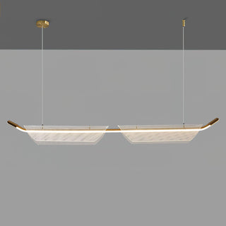 Vire Suspension Lampe Minimaliste en Acrylique