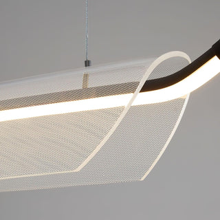 Vire Suspension Lampe Minimaliste en Acrylique