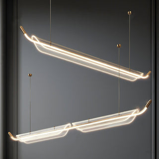 Vire Suspension Lampe Minimaliste en Acrylique