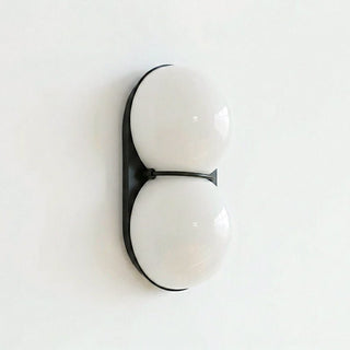 Two Globe Glass Wall Sconce-Neutral Decor