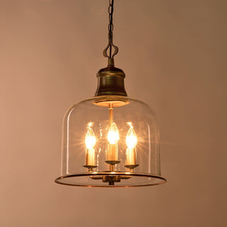Sysolion Suspension Métal Verre Élégance Vintage