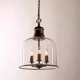 Sysolion Suspension Métal Verre Élégance Vintage