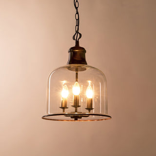 Sysolion Suspension Métal Verre Élégance Vintage