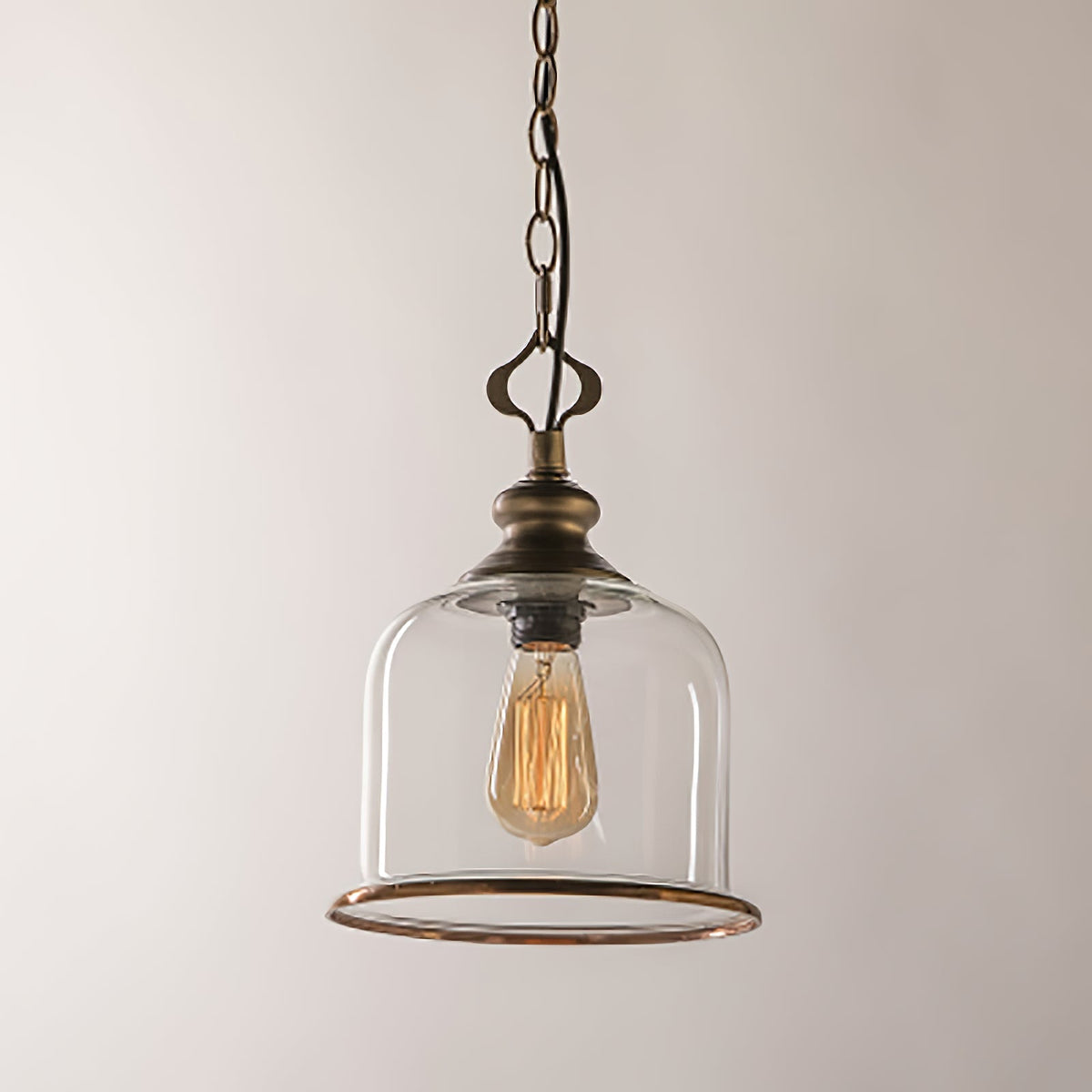 Sysolion Suspension Métal Verre Élégance Vintage