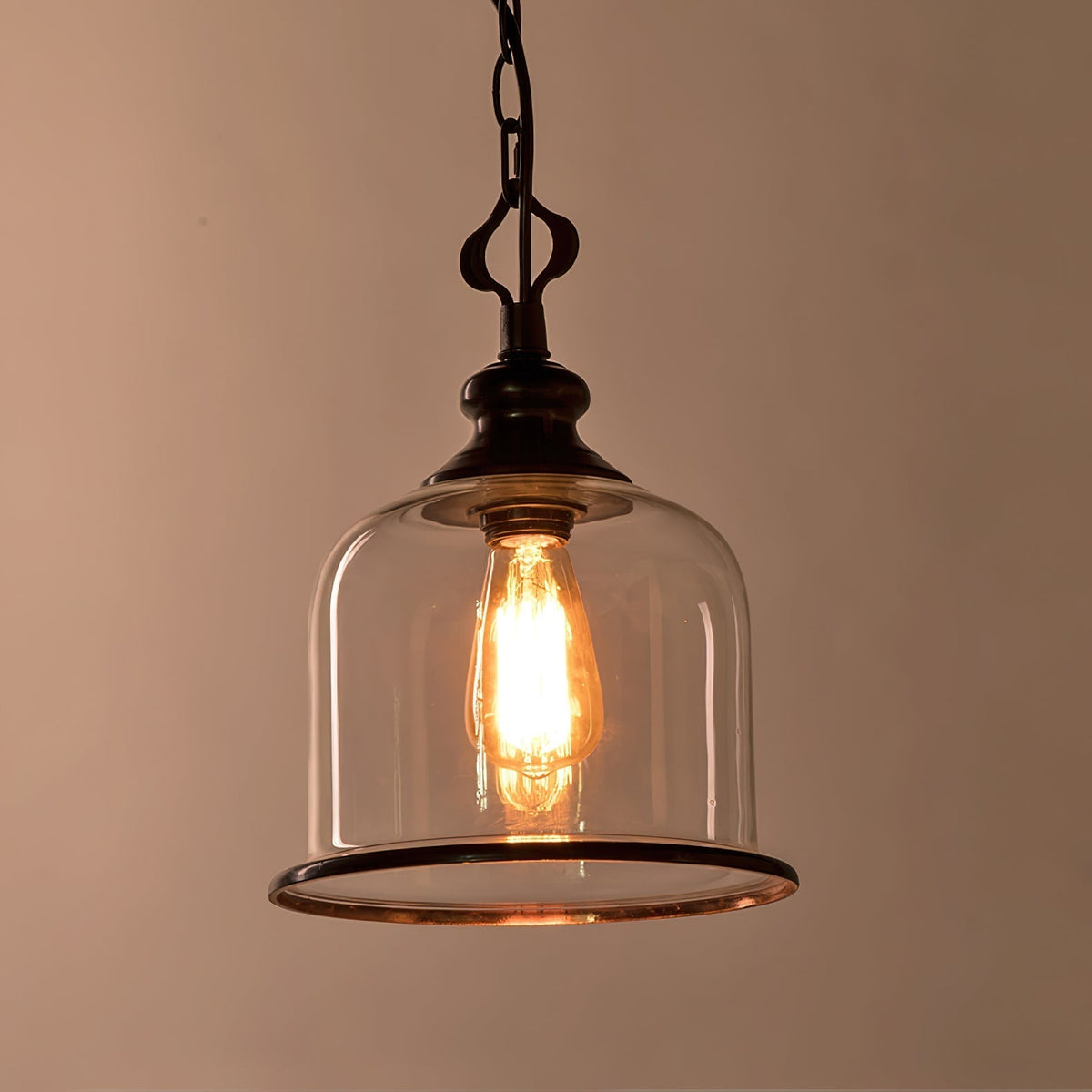 Sysolion Suspension Métal Verre Élégance Vintage