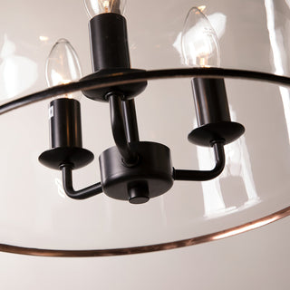 Sysolion Suspension Métal Verre Élégance Vintage
