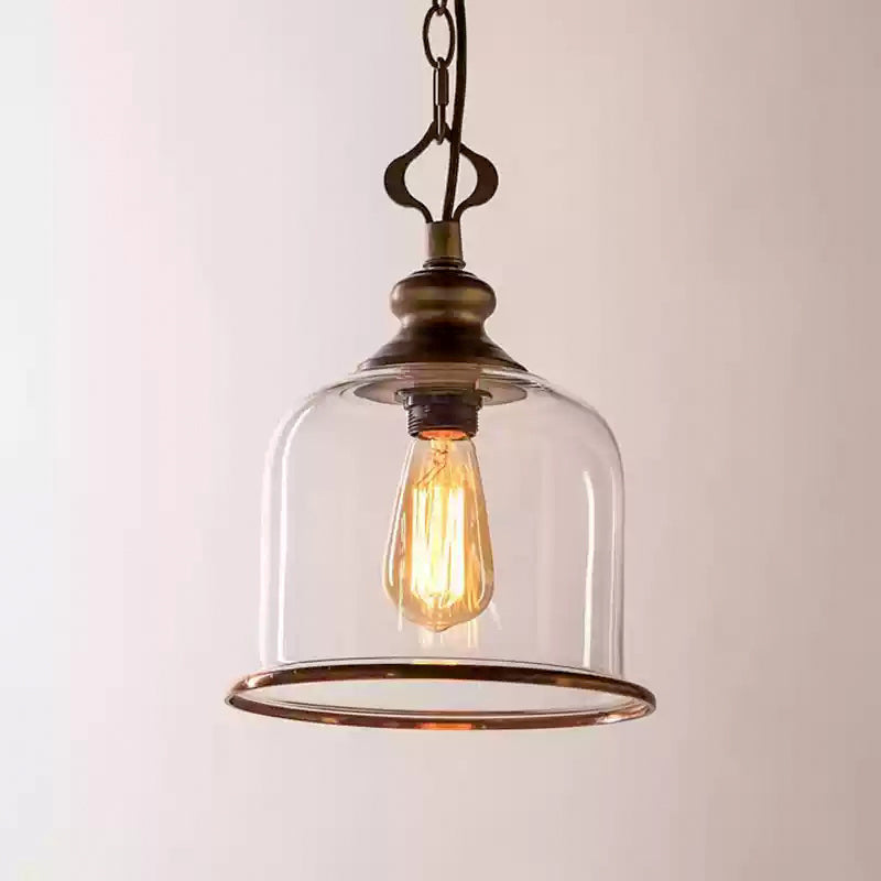 Sysolion Suspension Métal Verre Élégance Vintage