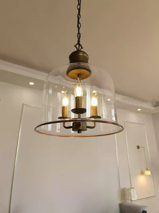 Sysolion Suspension Métal Verre Élégance Vintage