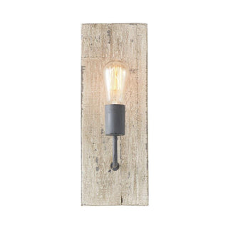 Ovenaris Applique Murale Bois Métal Industriel Vintage