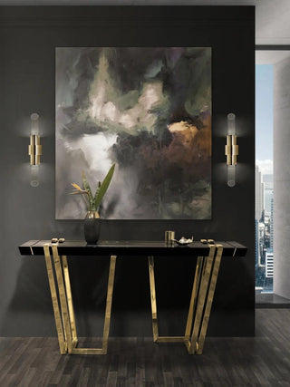 Opal Applique Murale Art Nordique Petit Cristal